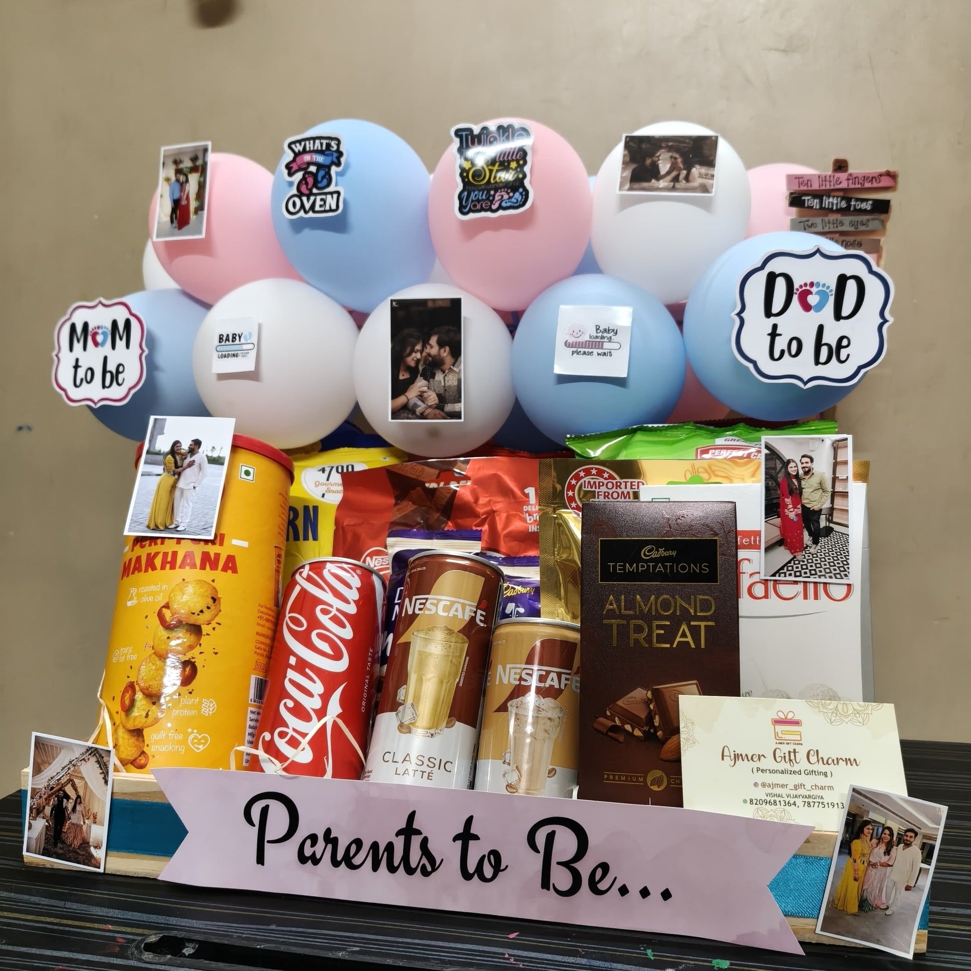 Luxury Parents To Be Hamper 💖 | Customized Pregnancy Surprise Gift - Ajmer Gift Charm