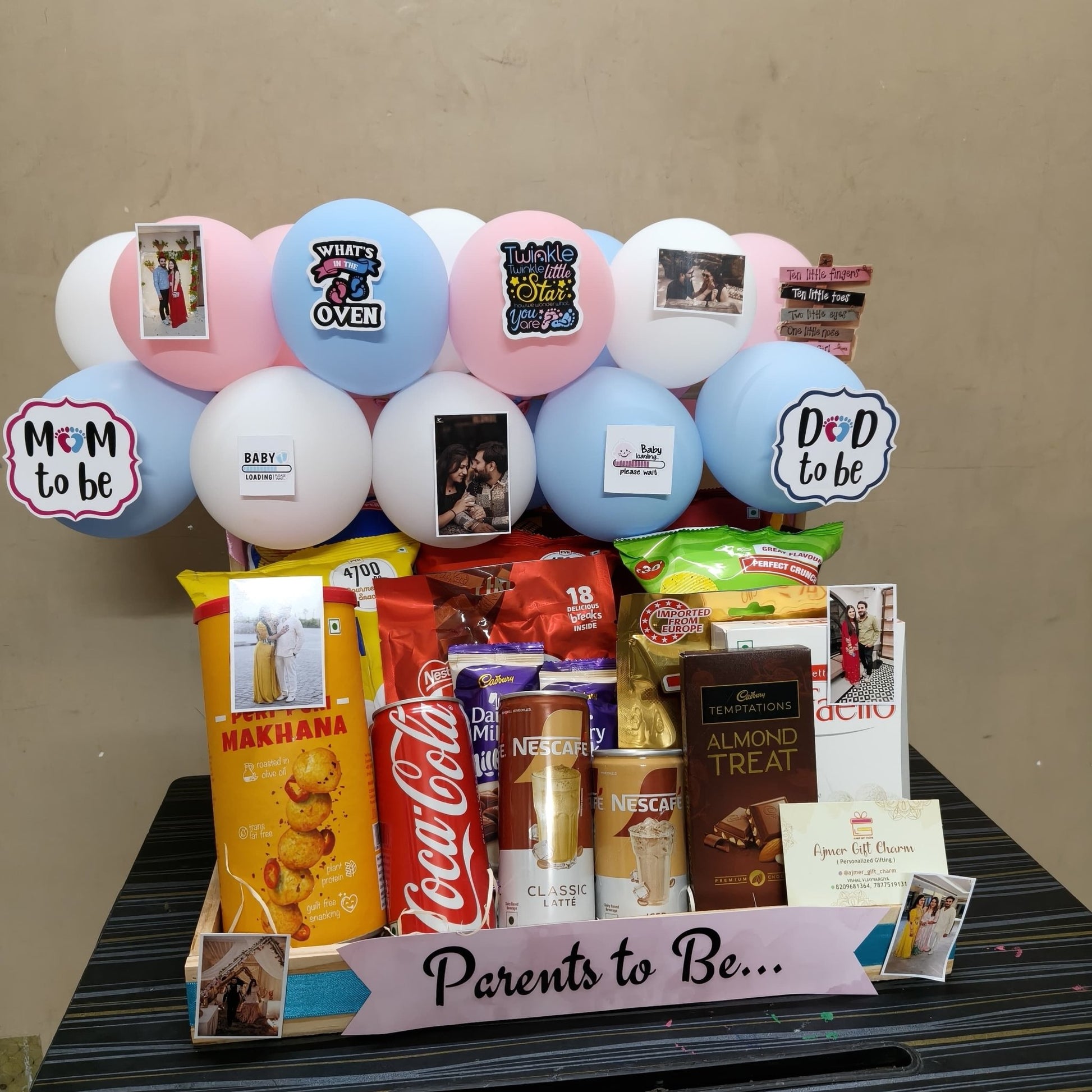 Luxury Parents To Be Hamper 💖 | Customized Pregnancy Surprise Gift - Ajmer Gift Charm