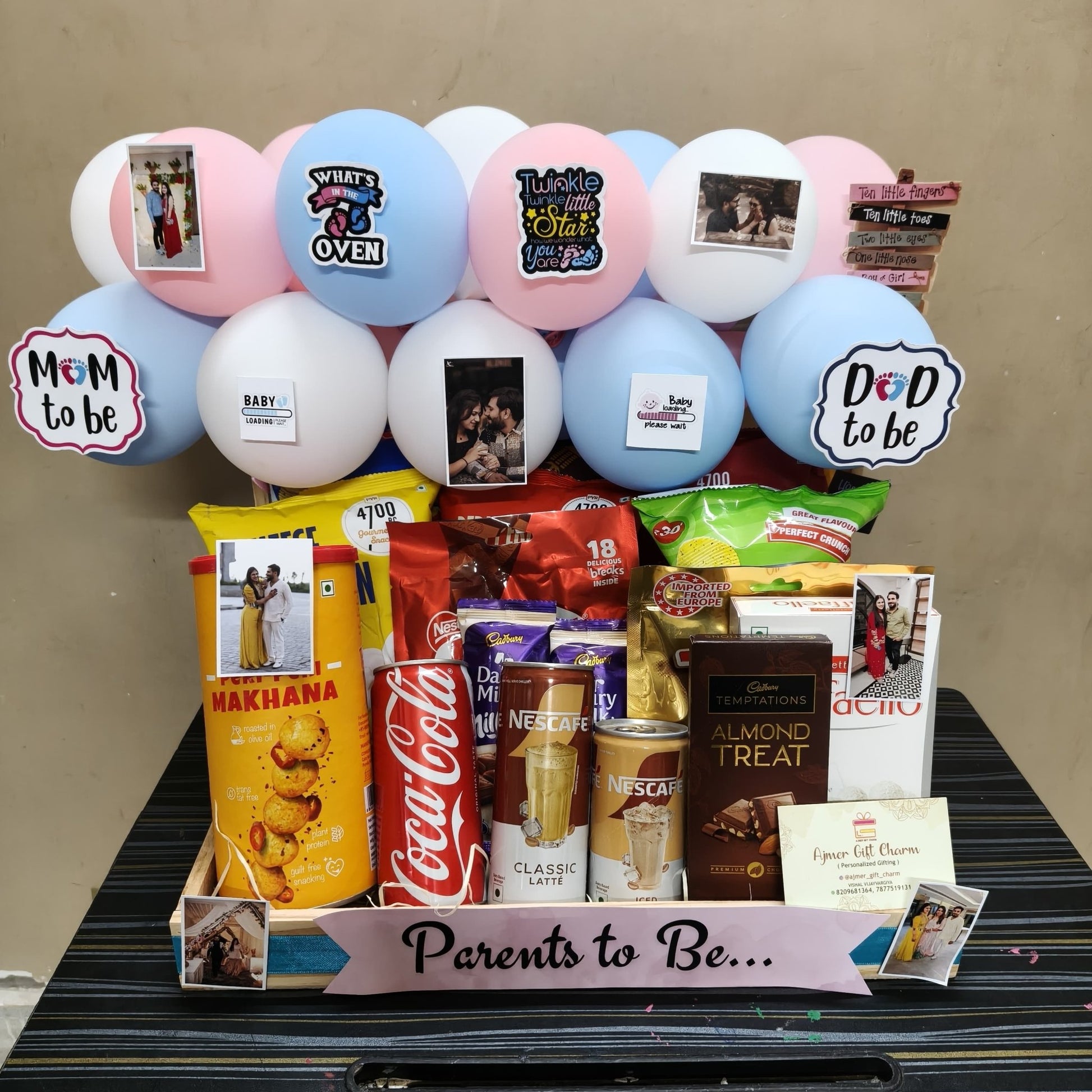 Luxury Parents To Be Hamper 💖 | Customized Pregnancy Surprise Gift - Ajmer Gift Charm