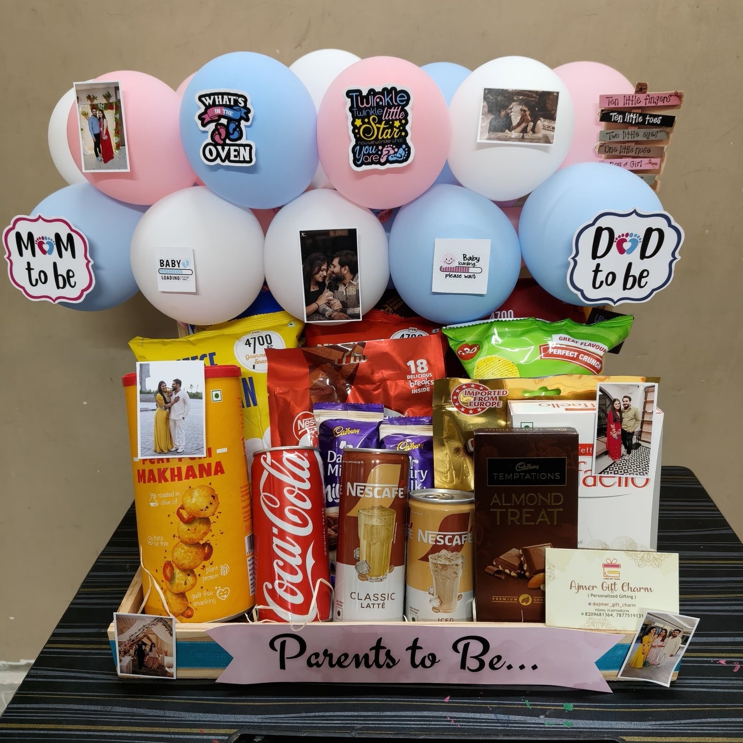 Luxury Parents To Be Hamper 💖 | Customized Pregnancy Surprise Gift - Ajmer Gift Charm