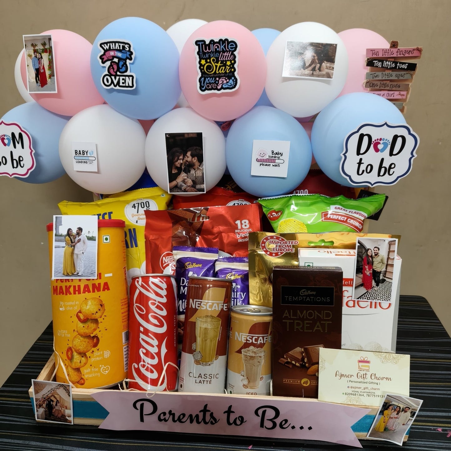 Luxury Parents To Be Hamper 💖 | Customized Pregnancy Surprise Gift - Ajmer Gift Charm