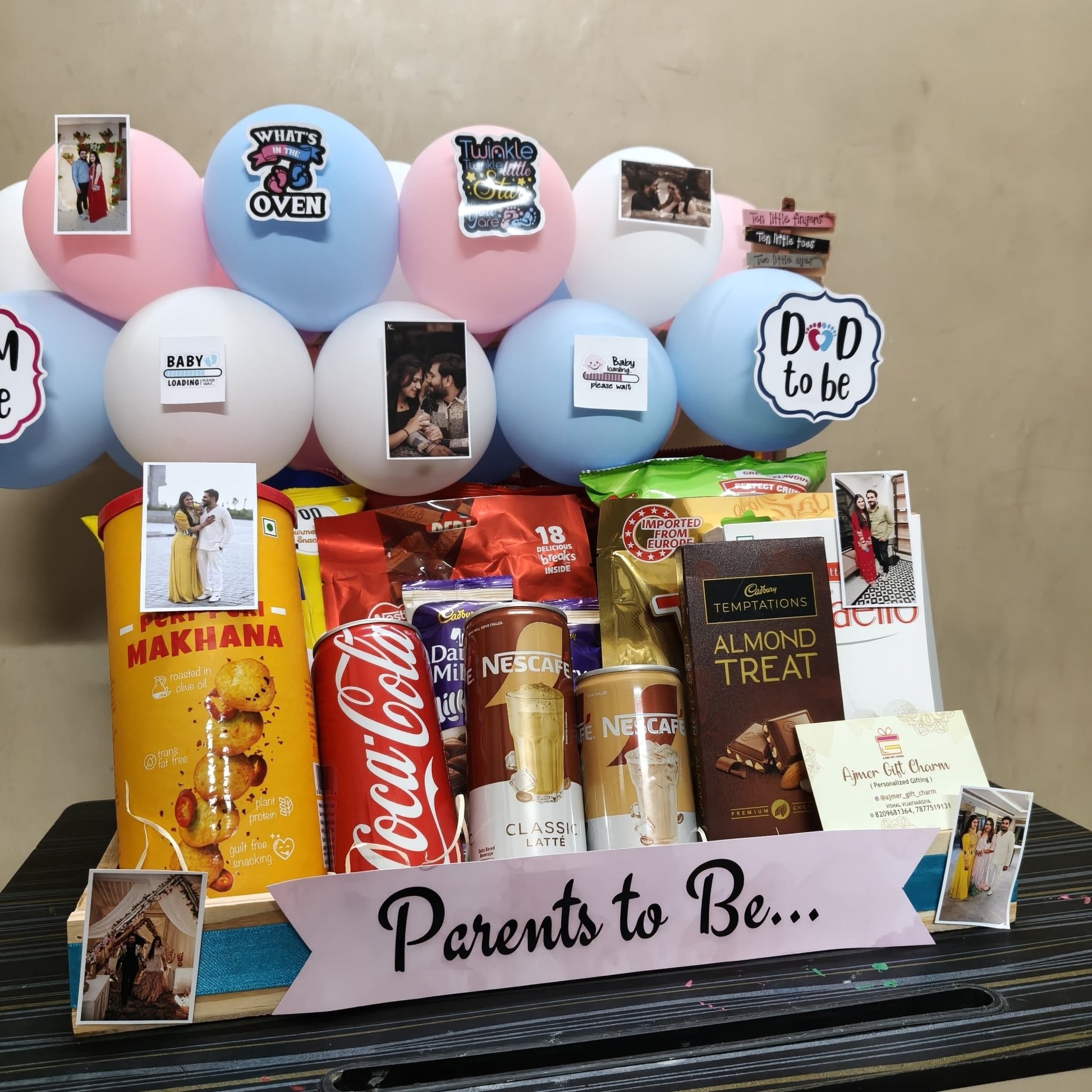 Luxury Parents To Be Hamper 💖 | Customized Pregnancy Surprise Gift - Ajmer Gift Charm