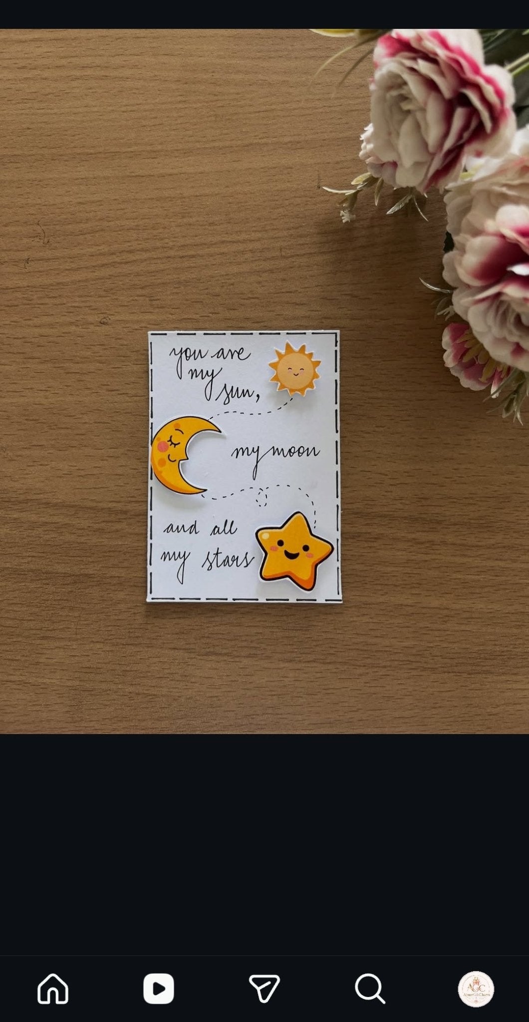 Mini Handmade Cards – Tiny Messages, Big Smiles! 💖 Minimum 6 pcs cards - Ajmer Gift Charm
