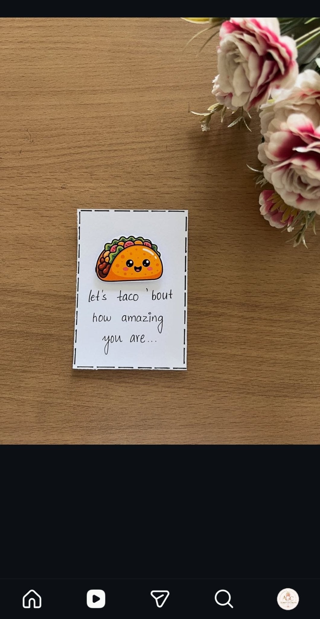 Mini Handmade Cards – Tiny Messages, Big Smiles! 💖 Minimum 6 pcs cards - Ajmer Gift Charm