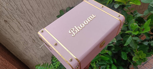 Name Vanity Leatherrate Trunk Box - Ajmer Gift Charm