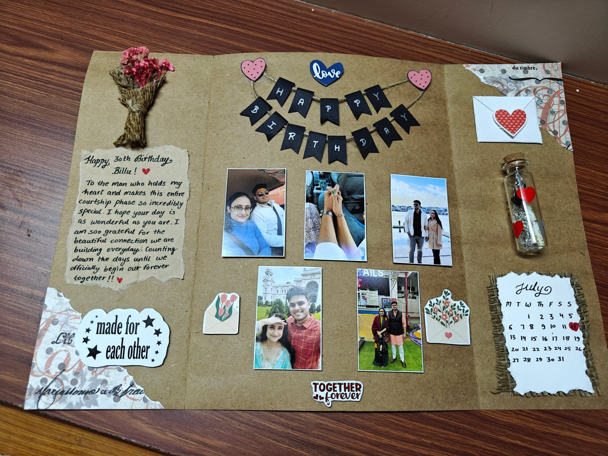 Personalised Birthday Memory Board – A Gift Full of Love & Memories - Ajmer Gift Charm