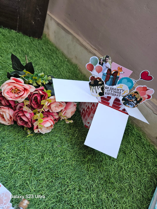 Personalised Photo Pop Up Handmade Cards - Ajmer Gift Charm
