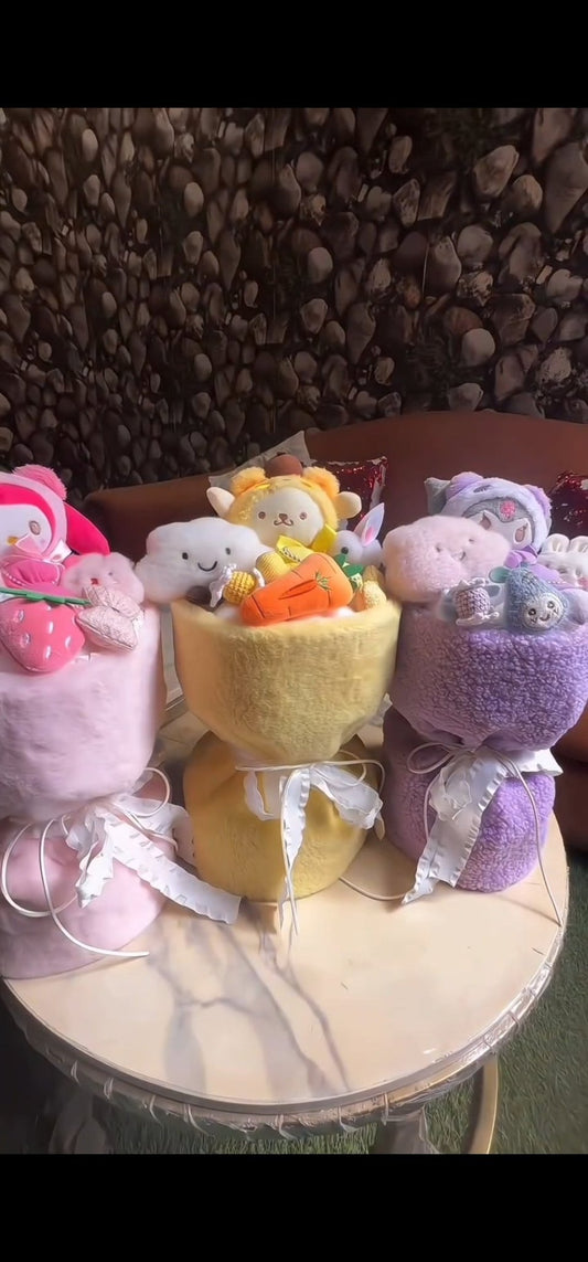 🧸 Plush Soft Toy Gift Buckets – Cuteness Wrapped in a Hug! 💝 - Ajmer Gift Charm