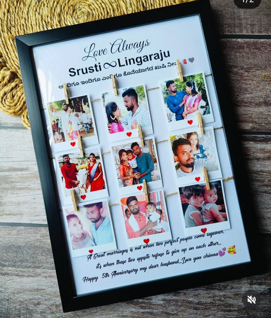 Polaroid Photo Hanging Frame - Ajmer Gift Charm