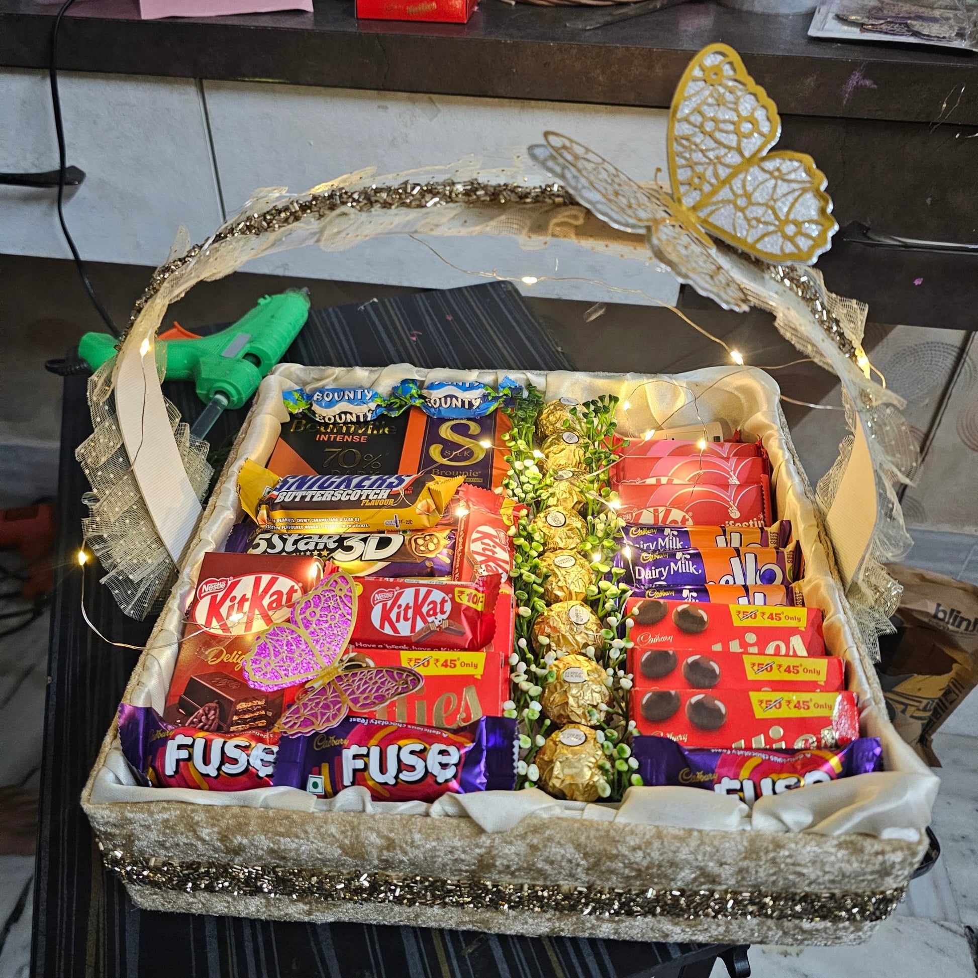 Premium Chocolate Gift Basket 🍫✨ | Luxury Sweet Surprise Hamper - Ajmer Gift Charm