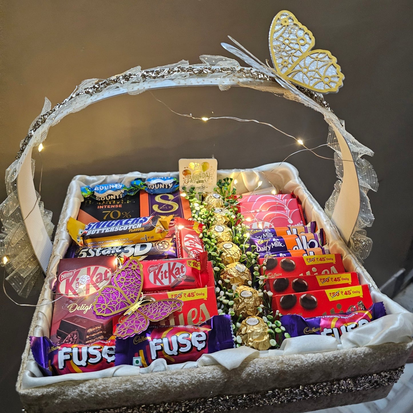 Premium Chocolate Gift Basket 🍫✨ | Luxury Sweet Surprise Hamper - Ajmer Gift Charm