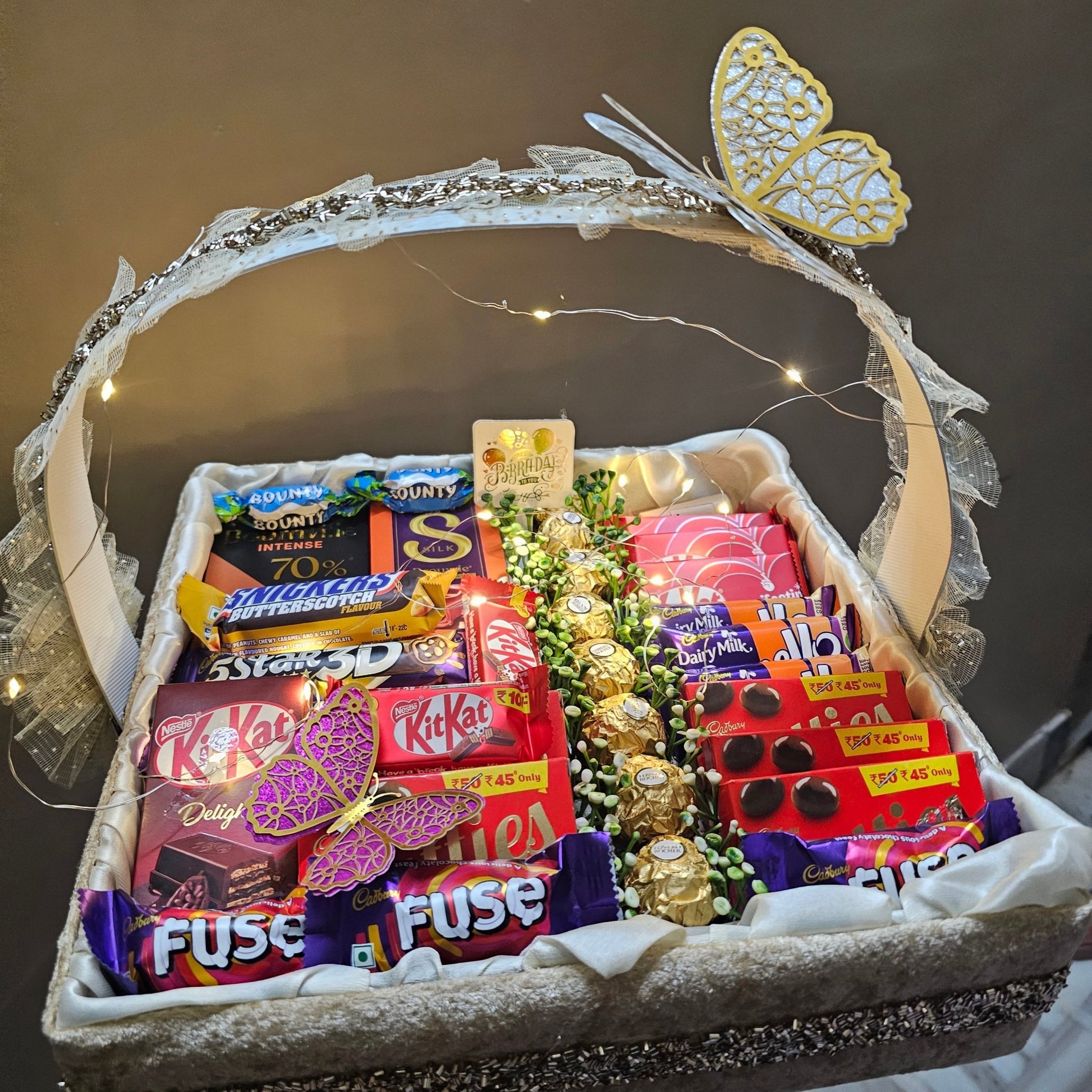 Premium Chocolate Gift Basket 🍫✨ | Luxury Sweet Surprise Hamper - Ajmer Gift Charm