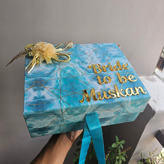 Premium Gift Hamper Box (8×10×4 inch) – Customized & Decorated - Ajmer Gift Charm