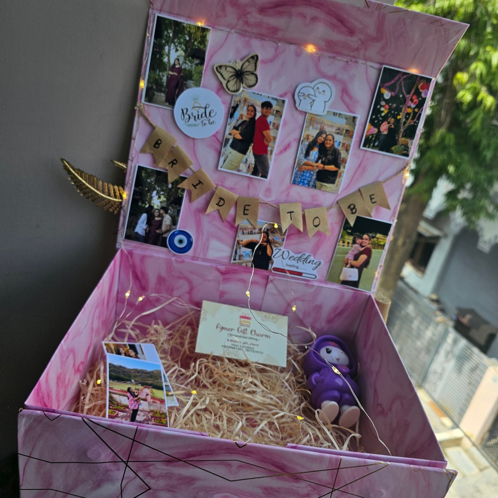 Premium Gift Hamper Box (8×10×4 inch) – Customized & Decorated - Ajmer Gift Charm