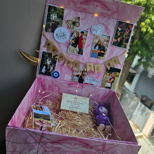 Premium Gift Hamper Box (8×10×4 inch) – Customized & Decorated - Ajmer Gift Charm