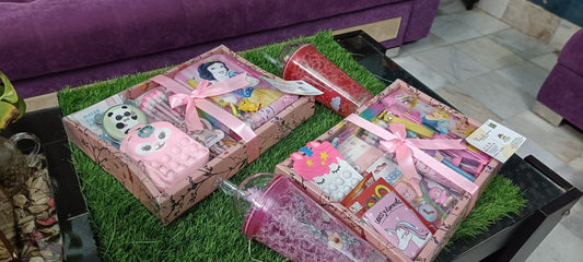 🎀 Pretty in Pink! Adorable Girls Hamper for Rakhi & Birthdays 💖 - Ajmer Gift Charm