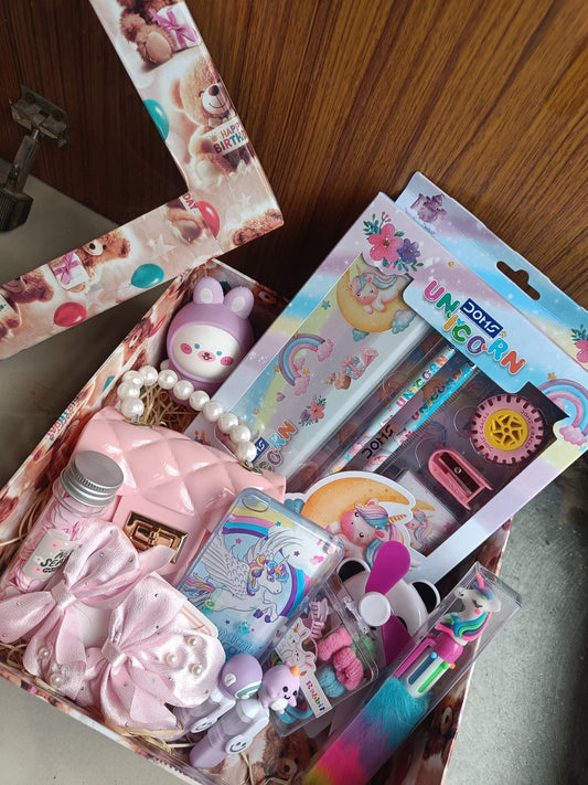 🎀 Pretty in Pink! Adorable Girls Hamper for Rakhi & Birthdays 💖 - Ajmer Gift Charm