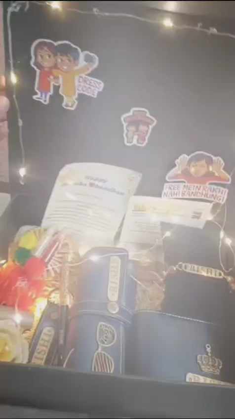 Exclusive Rakhi Gift Hamper for Brother | Name Bracelet, Wallet & More