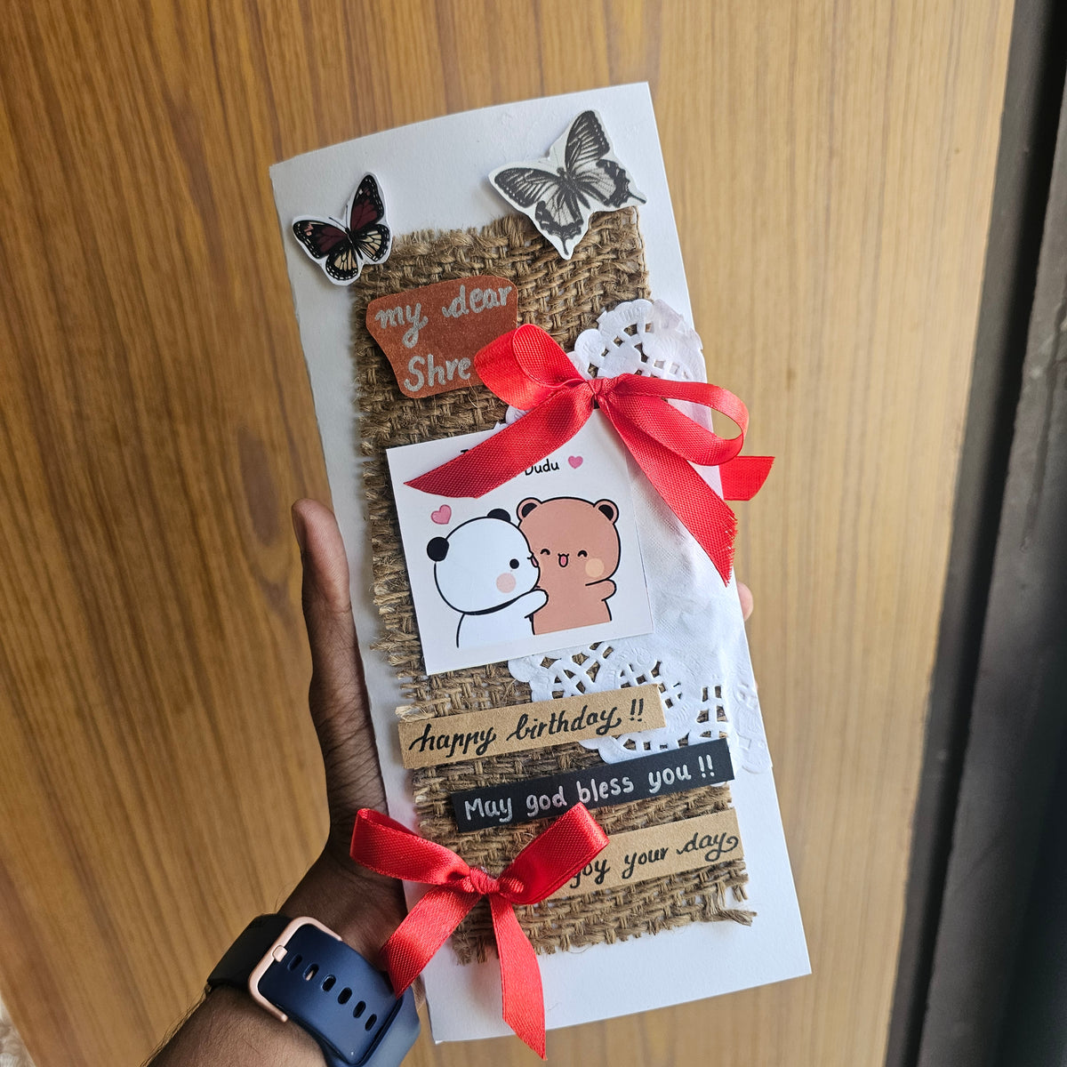 Handmade Aesthetic Birthday Cards | Personalized Love & Memory Cards