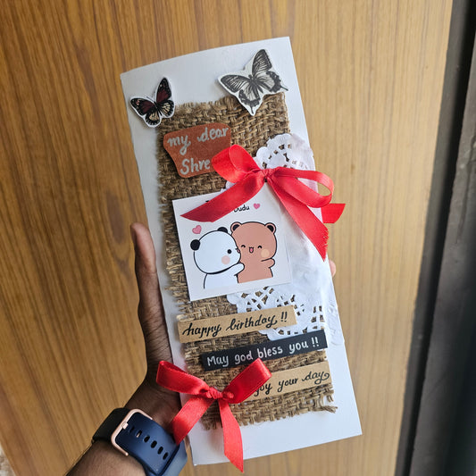 Handmade Aesthetic Birthday Cards | Personalized Love & Memory Cards