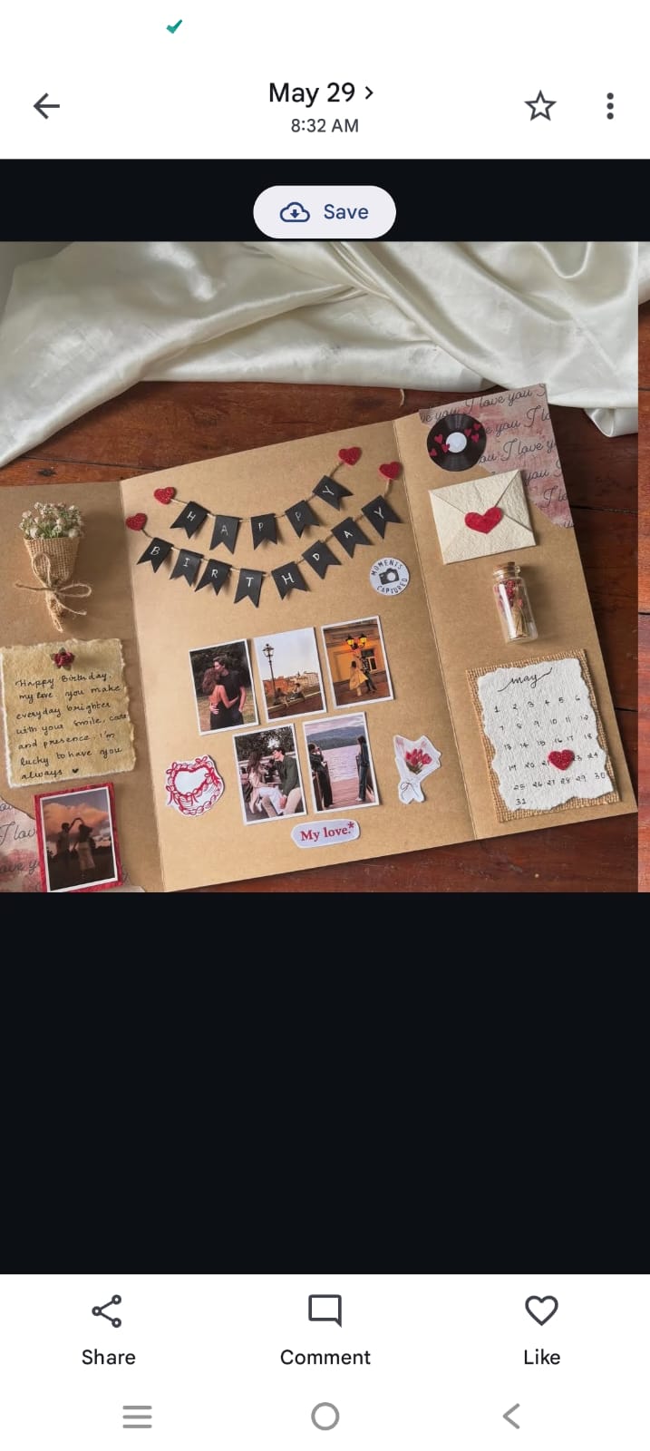 Personalised Birthday Memory Board – A Gift Full of Love & Memories