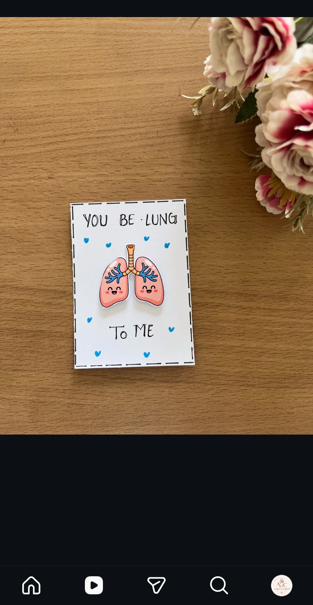 Mini Handmade Cards – Tiny Messages, Big Smiles! 💖 Minimum 6 pcs cards