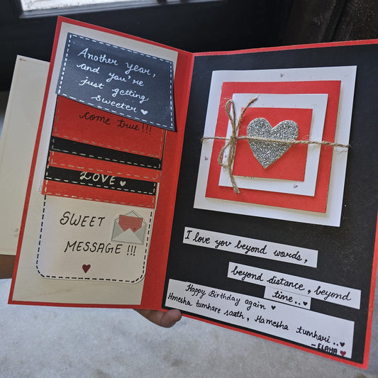 Personalised Birthday Love Card – A Handmade Surprise Straight From the Heart