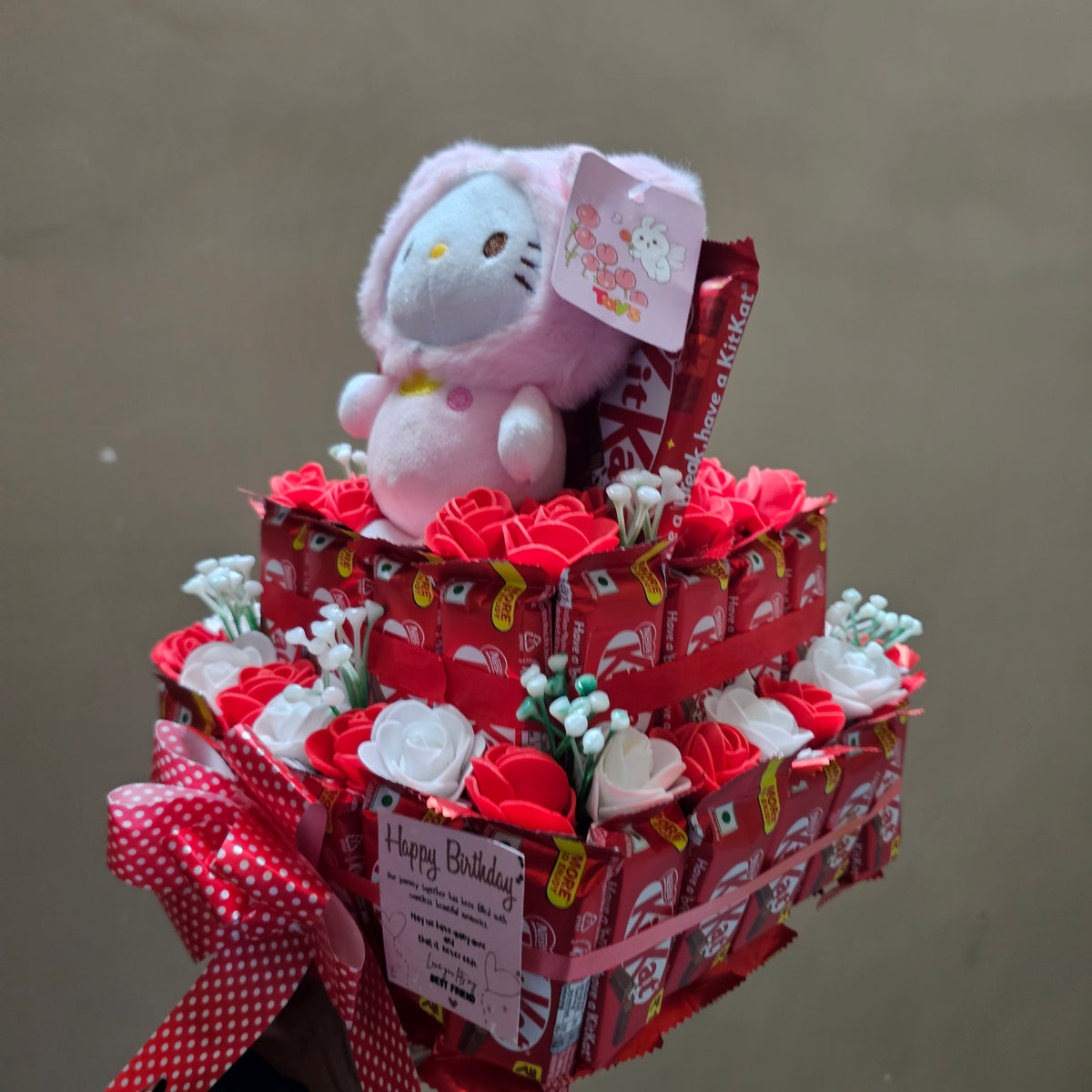 Cute Chocolate & Plush Gift Hamper | Birthday Gift Box