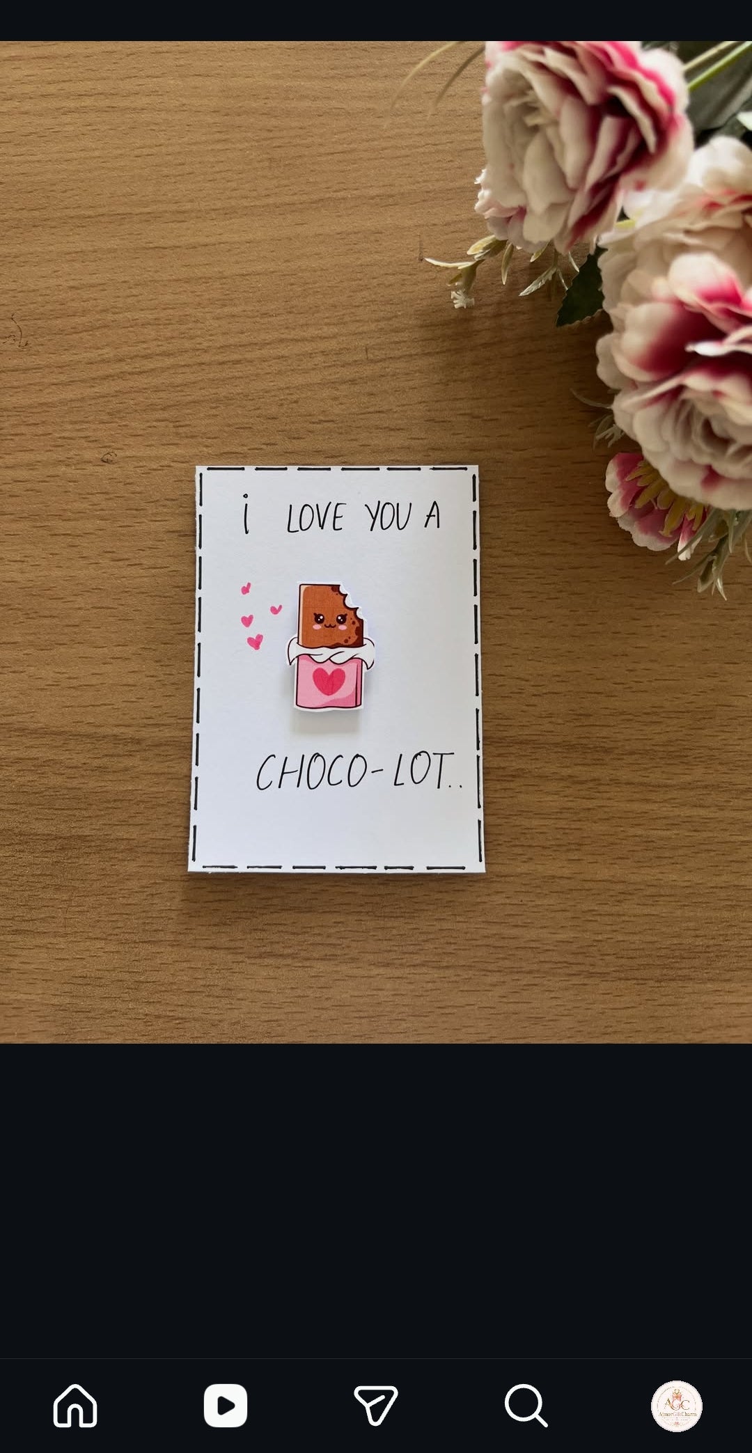 Mini Handmade Cards – Tiny Messages, Big Smiles! 💖 Minimum 6 pcs cards