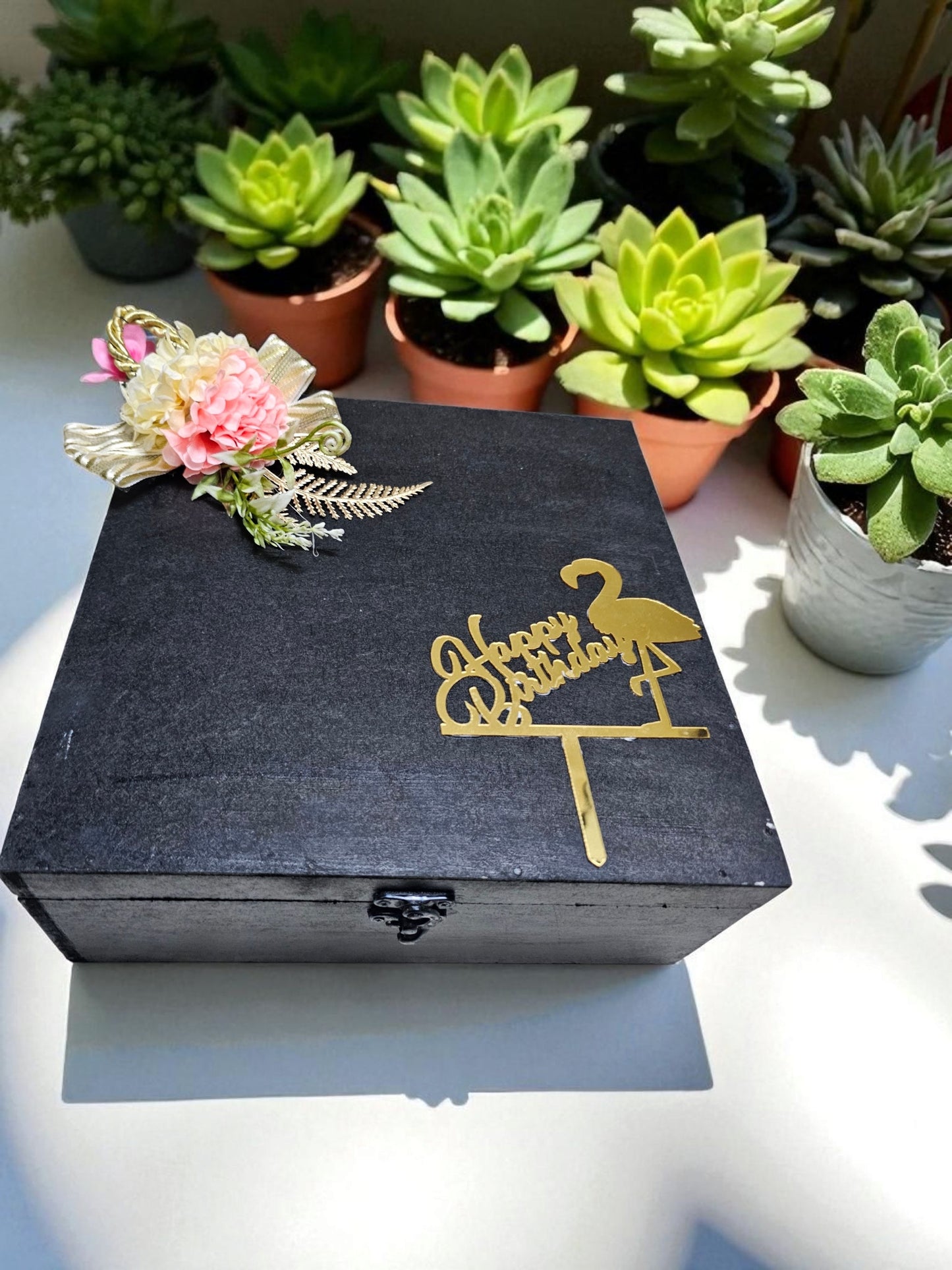 Shirt & Customized Name Wallet Combo for Him – Premium Gift Trunk Box