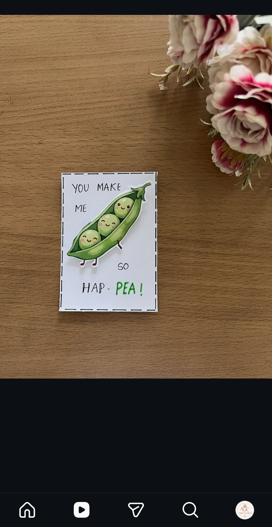 Mini Handmade Cards – Tiny Messages, Big Smiles! 💖 Minimum 6 pcs cards
