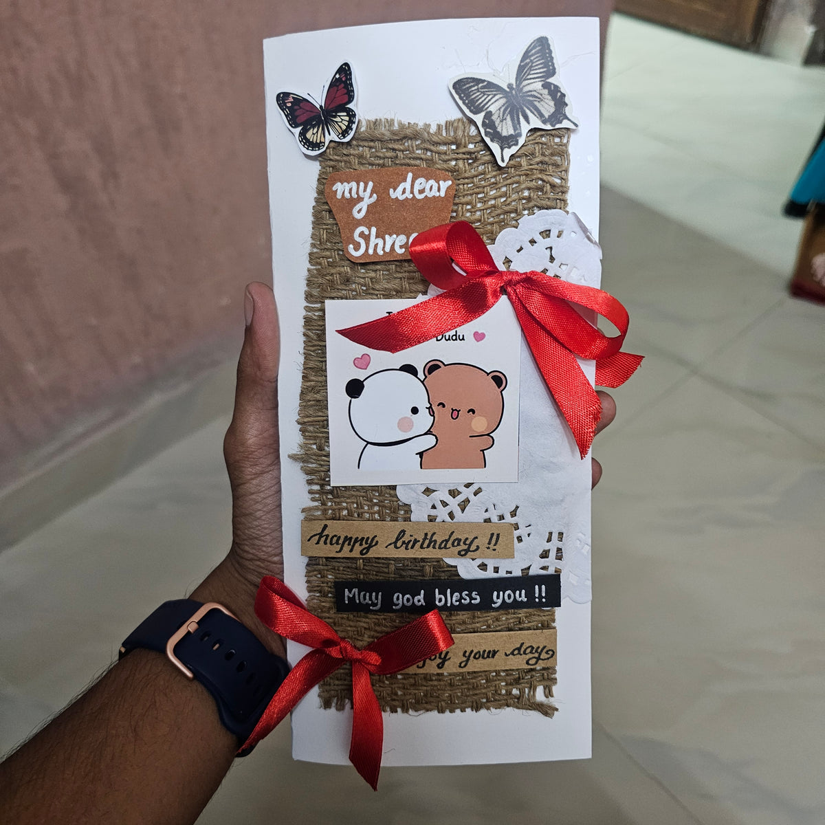 Handmade Aesthetic Birthday Cards | Personalized Love & Memory Cards