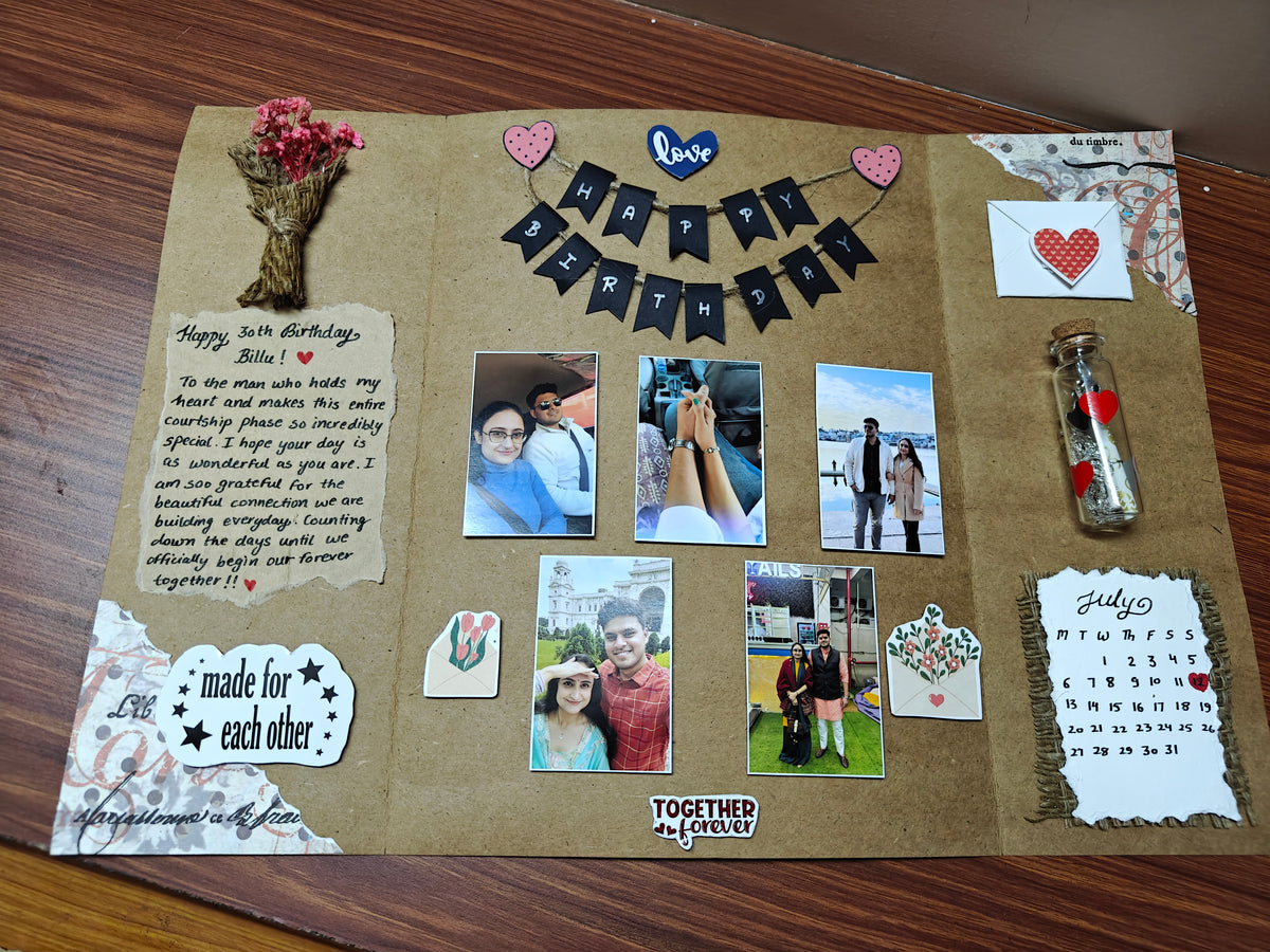 Personalised Birthday Memory Board – A Gift Full of Love & Memories