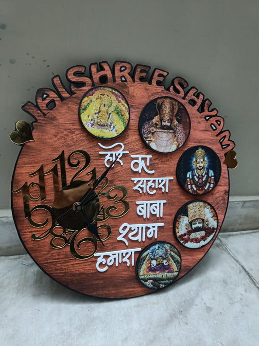 Shyam Baba Wall Clock - Ajmer Gift Charm