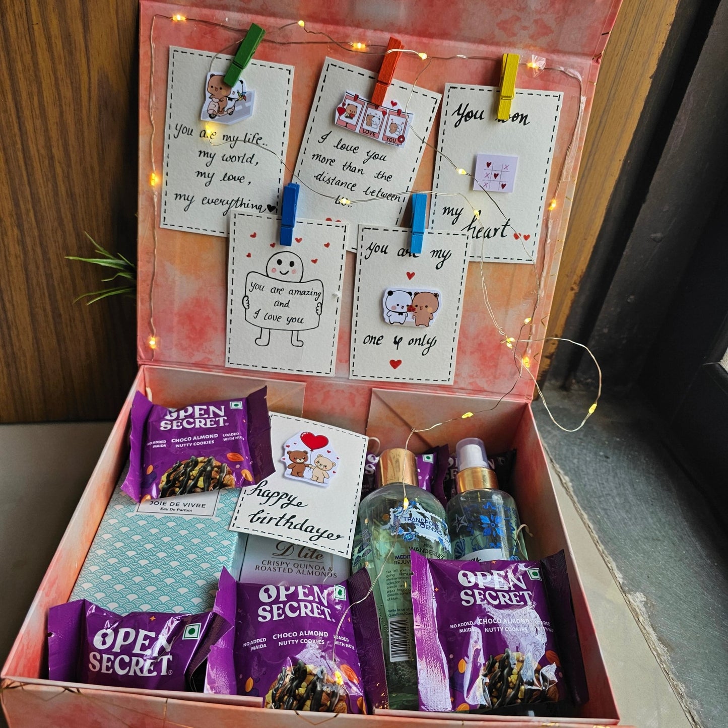 Surprise Birthday Gift Box with Chocolates & Fragrance | Premium Hamper - Ajmer Gift Charm