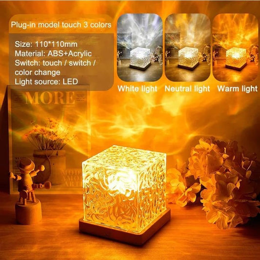 ✨ Transform Your Space with the Mesmerizing USB Water Wave Light – Imported & Irresistible! 🌊 - Ajmer Gift Charm